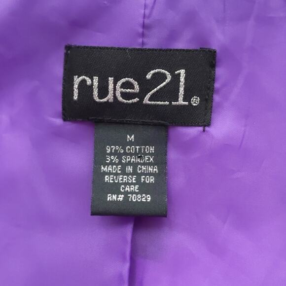Rue21 Belted Zebra Striped Jacket - Picture 7 of 9